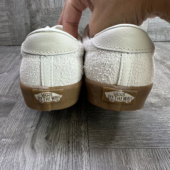 Vans Sport Low Women size 5.5 Ivory Green Suede Gum Casual Shoes - Picture 6 of 8